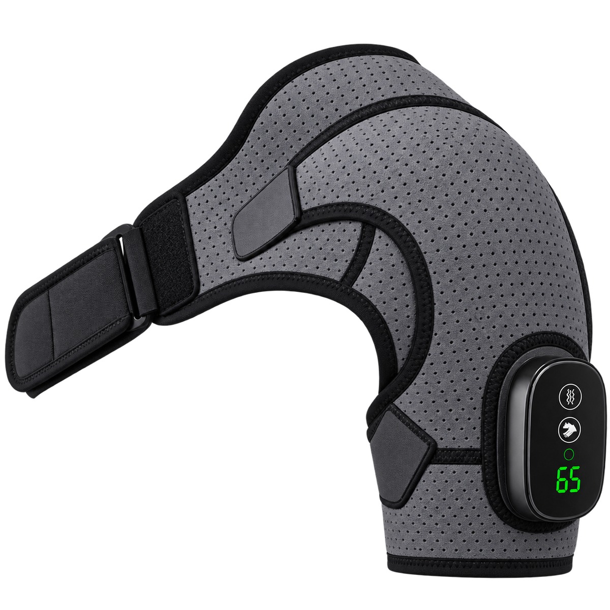 Electric heated shoulder brace
